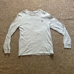 Polo by Ralph Lauren Gray Long Sleeve Tee